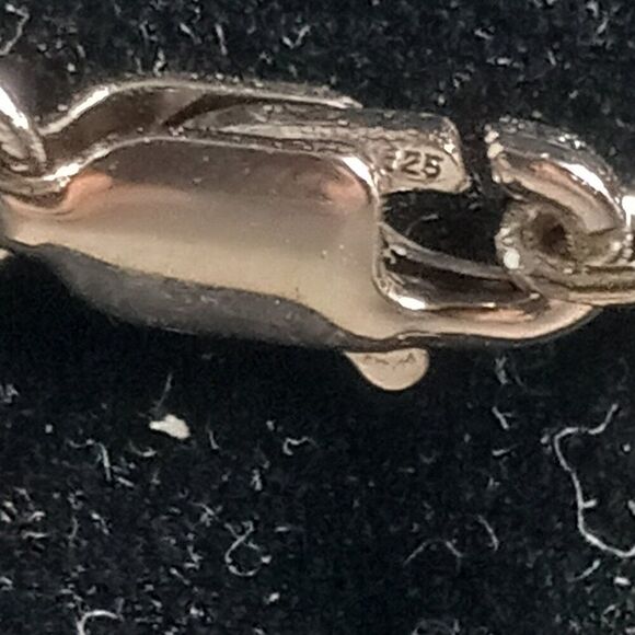 Five Sparkling Moons Pendant on Silver 925 Necklace Cottagecore Granny Chic - Picture 4 of 7